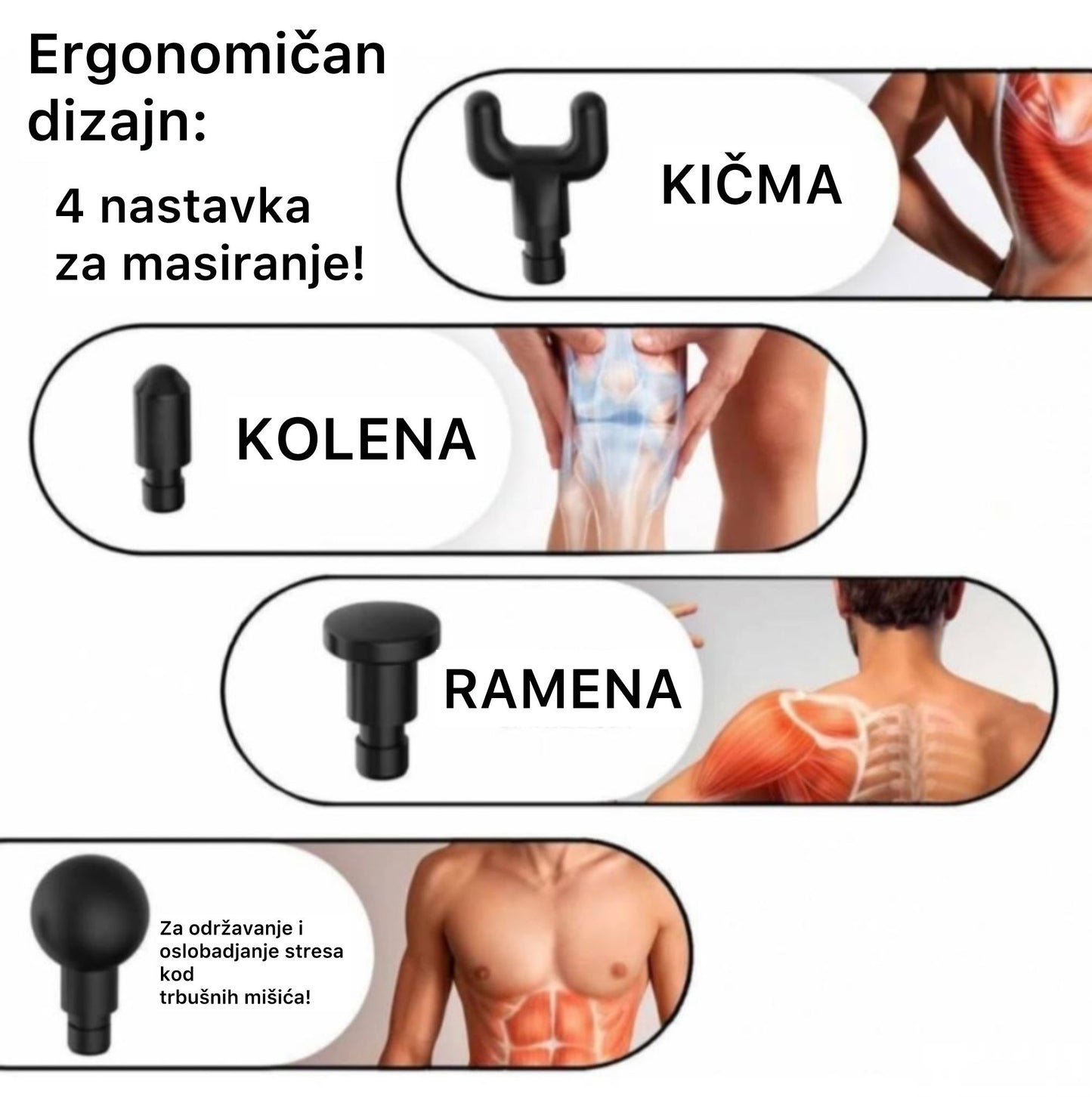 Pištolj za masažu Fascial gun