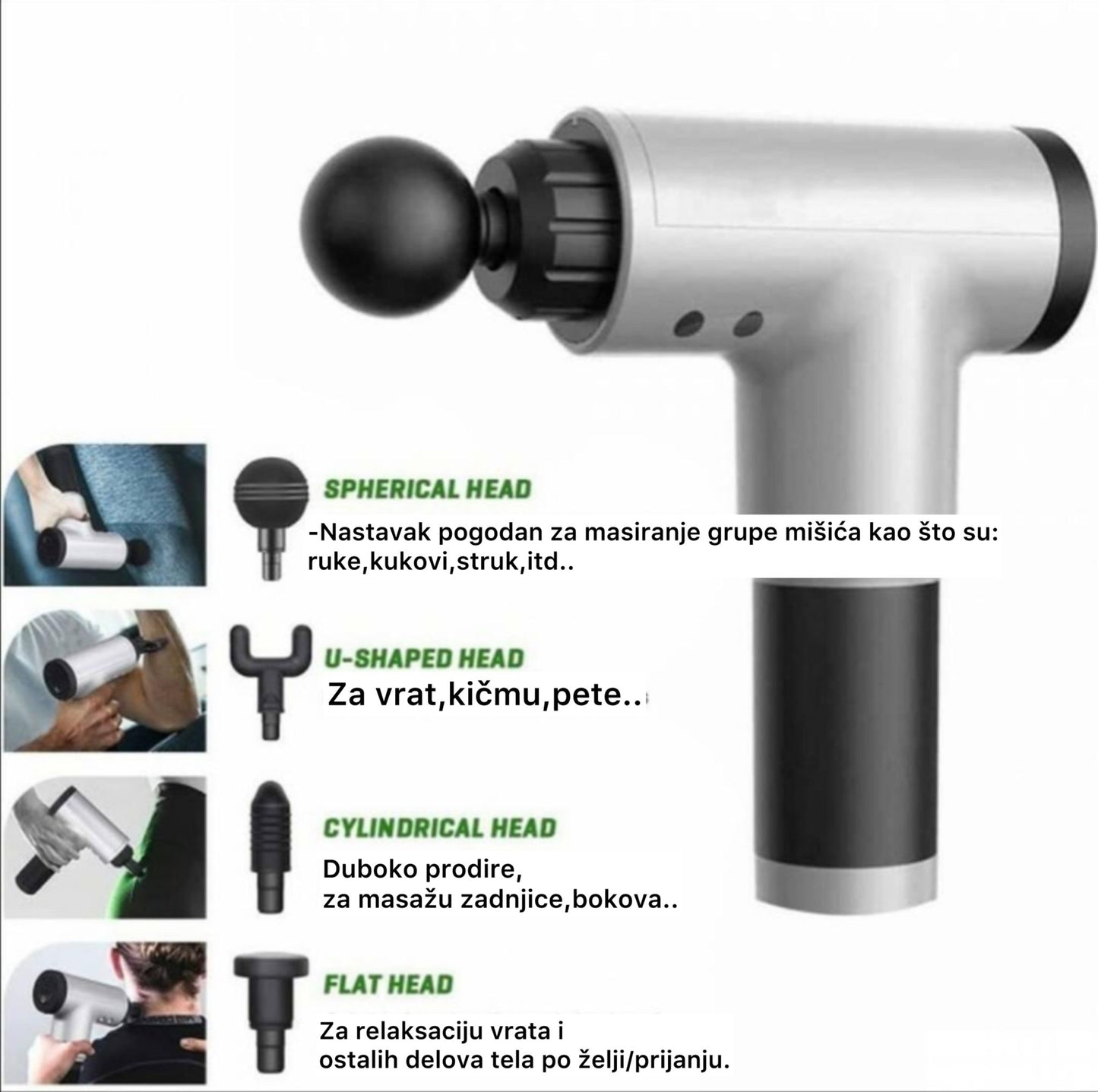 Pištolj za masažu Fascial gun